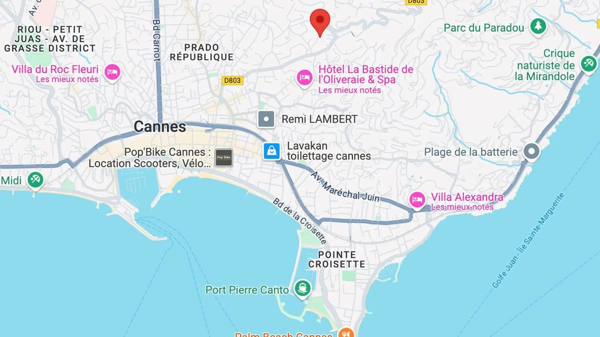 Beautiful 4 Bedroom Villa With Pool In Cannes Center